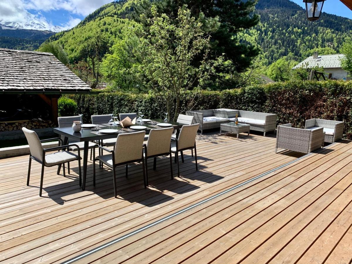 Villa Alpen Lounge Servoz Exterior foto