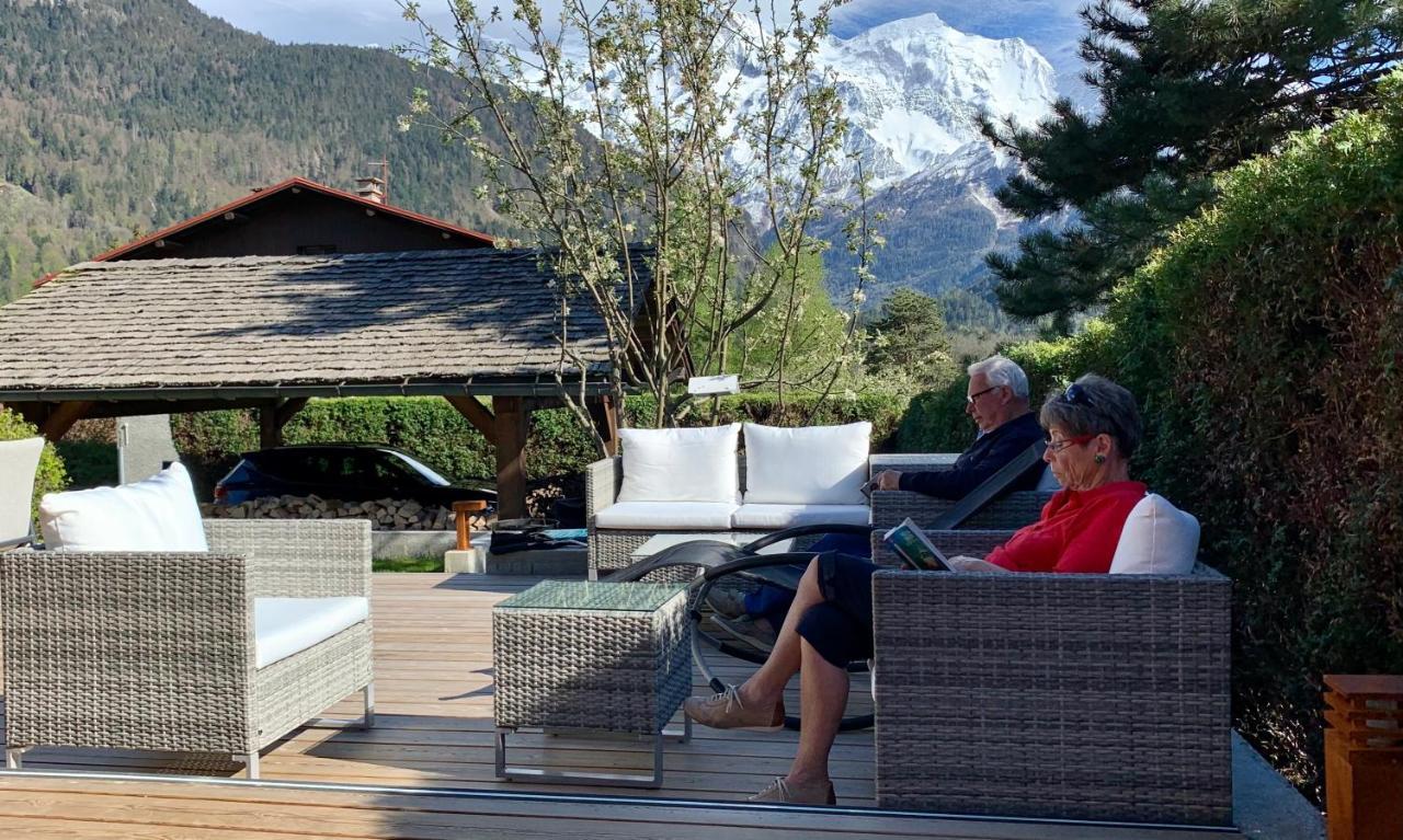Villa Alpen Lounge Servoz Exterior foto