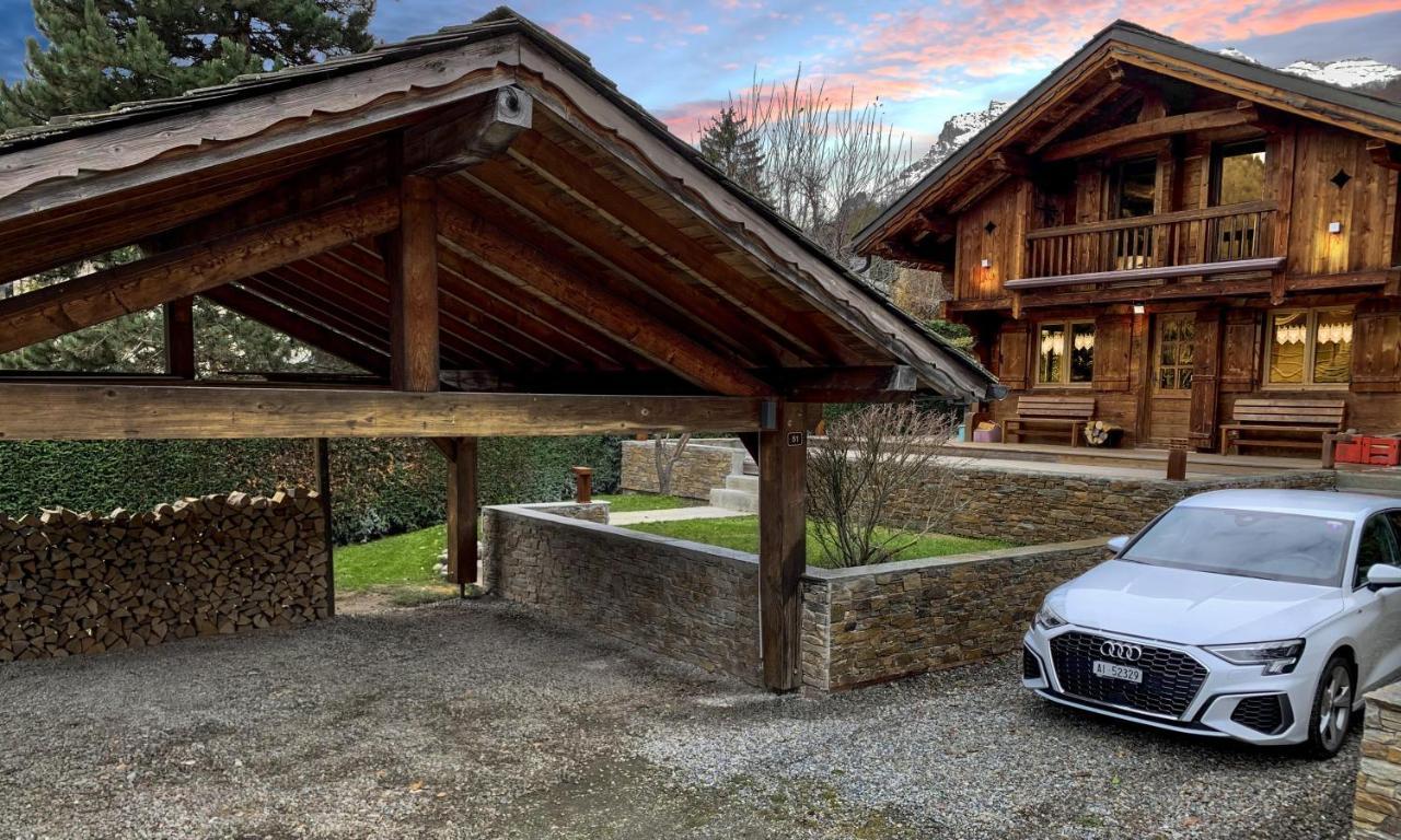 Villa Alpen Lounge Servoz Exterior foto
